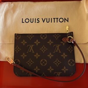 Louis Vuitton Monogram Pochette/wristlet NWOT